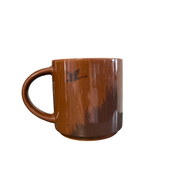 Tim Hortons 2017 Limited edition Geese brown and blue stackable mug - Picture 3 of 8